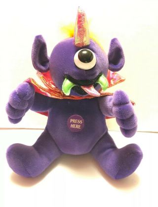 9” One Eyed One Horned Flying Purple People Eater Musical Plush