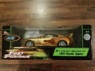 Ertl Racing Champions 1993 Toyota Suprathe Fast And The Furious 1:18 Diecast Car