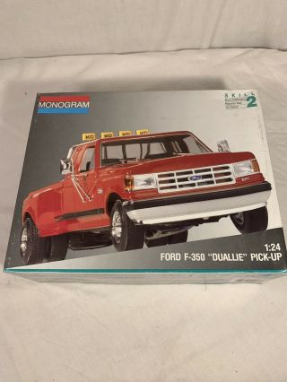 Monogram 2948 Ford F - 350 Duallie Pickup Truck Model Car Kit