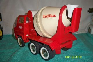 Tonka Cement Mixer Truck 1965 620 Gas Turbine Pressed Steel 14 