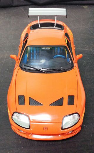 1995 Toyota Supra 1:18 Diecast Fast And The Furious - Orange