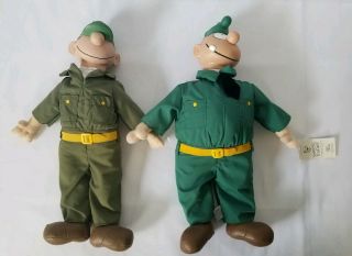 Beetle Bailey & Sarge Dolls 14” Plush Toy King Features Syndicate Hearst
