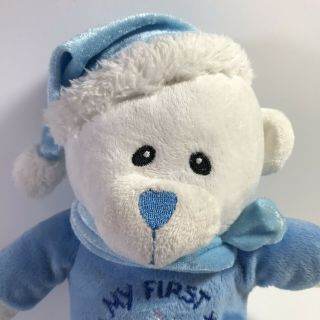 Dan Dee Collectors Choice My First Christmas Plush Bear Blue Baby Boy 1st 2