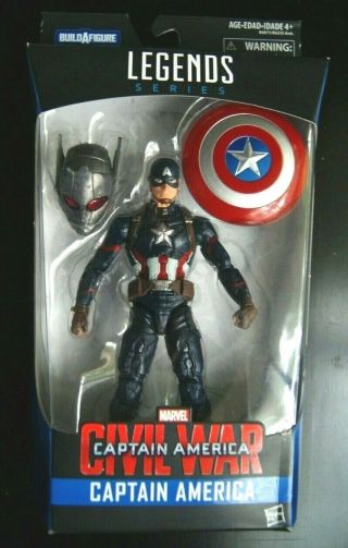 Marvel Legends Captain America Action Figure (giant Man Baf,  Vhtf)