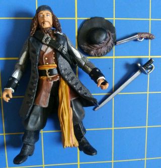 Potc Disney Pirates Of The Caribbean Figure Captain Barbossa Complete Loose