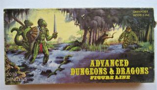 Advanced Dungeons & Dragons Denizens 2010 Grenadier Figure Set 1980 D&d Tsr