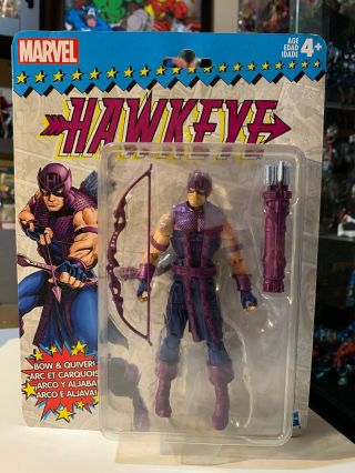 Marvel Legends 2018 Vintage Retro Style 6 " Hawkeye Wave 2 Pre - Owned