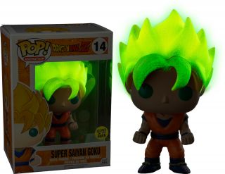 Dragon Ball Z - Saiyan Goku Glow Pop Vinyl Figure