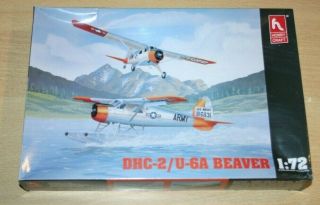 42 - 1330 Hobbycraft 1/72nd Scale Dhc - 2 / U - 6a Beaver Plastic Model Kit