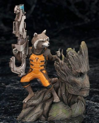 Guardians Of The Galaxy Vol.  2 Baby Groot Figure Rocket Raccoon No Box Gift