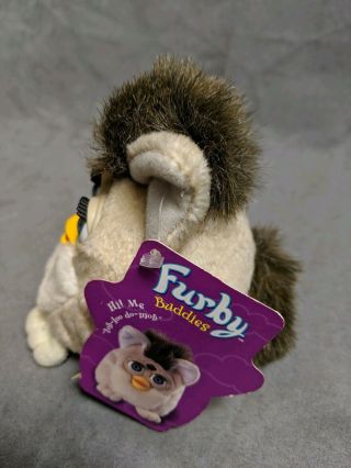 1999 Furby Buddies BEAR Plush Bean Bag Plush Stuffed Toy Tiger Like Please 2