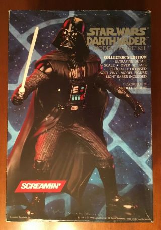 Darth Vader - Screamin’ Co.  - 1/4 Scale Unassembled Vinyl And Resin Kit