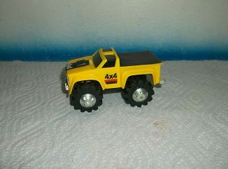 Vintage 1981 Ljn Rough Rider Stomper Yellow 4x4 Pick Up Truck Minty