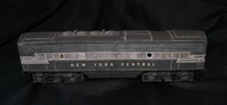 Lionel Postwar 2344c Nyc York Central F3 Diesel Locomotive B - Unit
