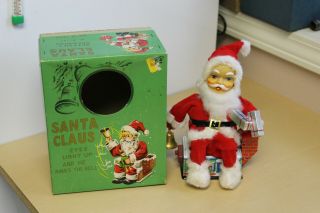 Nmib Vintage Toy Battery Operated Santa Claus