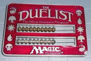Duelist Abacus Red Metal Life Counter Reaper Miniatures 1995 Mtg
