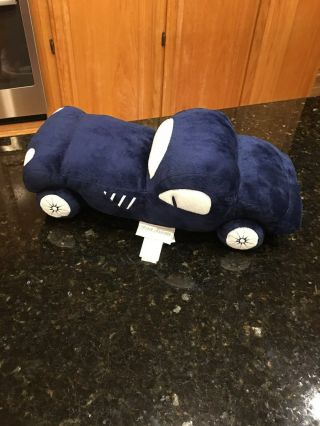 Petit Tresor Luca Plush Toy Navy Blue Car Stuffed Animal Pillow