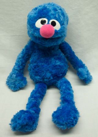 Gund Sesame Street Soft Blue Grover 14 " Plush Stuffed Animal Toy 2002