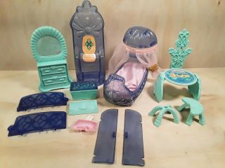 Vintage She - Ra Crystal Castle Parts Accessories Throne Bed