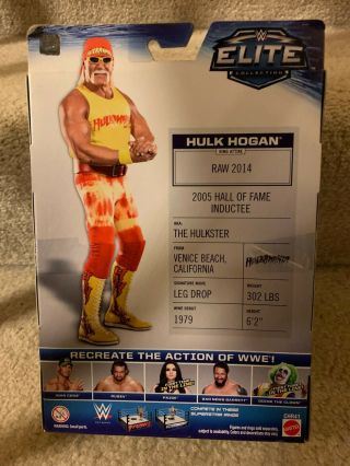 Mattel WWE Elite Wrestling Hulk Hogan Series 34 Action Figure 2