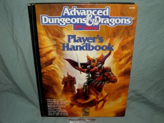 Ad&d 2nd Ed Hardback - Players Handbook (private Listing For Anna Only)
