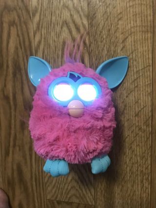 Furby Boom 2012 Hasbro Cotton Candy Pink Teal Blue Interactive Toy