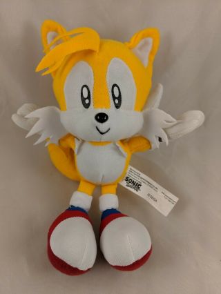 Sega Sonic The Hedgehog Tails Yellow Fox Plush 9 " Great Eastern Entertainment