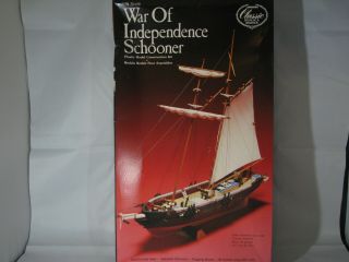 Lindberg 1/79 Scale War Of Independence Schooner Unassembled Plastic Model 711