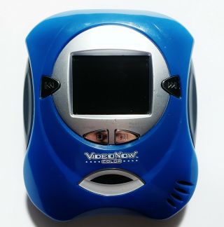 Video Now Color Player [blue / Grey] (hasbro,  2004) W/ Spongebob Disc