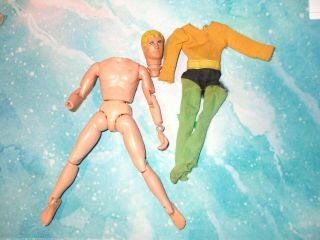 Vintage Mego Aquaman Figure Includes Head,  Type 1 Body,  And Suit All 1970s