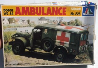 Italeri Dodge Wc - 54 Ambulance 1/35 Open ‘sullys Hobbies’