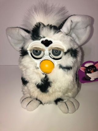 1998 Furby By Tiger Electronics Dalmation White Black Spots Unresponsive
