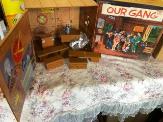 Vintage Mego Little Rascals Our Gang Clubhouse Complete W/ Box