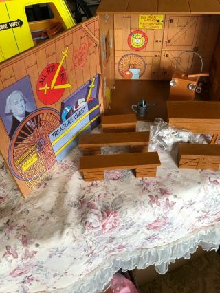 Vintage MEGO Little Rascals OUR GANG Clubhouse COMPLETE w/ BOX 3