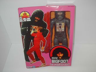 Kenner Six Million Dollar Man Bionic Bigfoot Beast W/repo Box 1977
