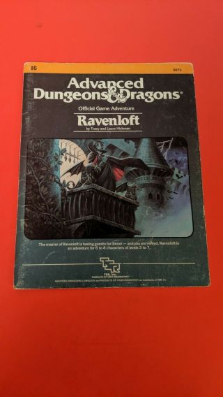 COMPLETE I6 RAVENLOFT TSR Advanced Dungeon & Dragons AD&D Weiss Hickman 2