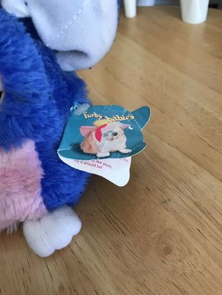 1999 Furby Babies Blue & Pink,  Tag Attached,  Model 70 - 940 2