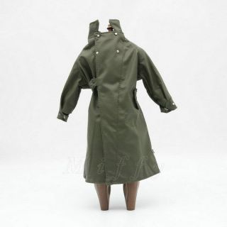 1/6 Scale Uniforms Coveralls Leather WWII German Coat Hot Toys B005 Body 3