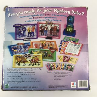 Mystery Date Electronic Talking Phone Game Hasbro Milton Bradley 2000 Complete 5