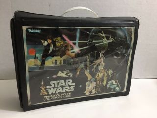 Vintage 1977 Kenner Star Wars Vinyl Mini - Action Figure Collector’s Case S1901
