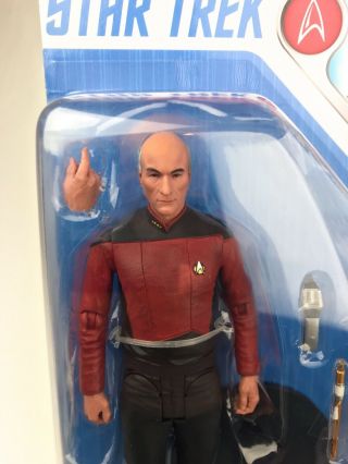 Star Trek Action Figures Captain Kirk & Picard Set McFarlane Toys 7 Inch NIB 3