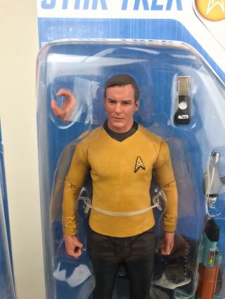 Star Trek Action Figures Captain Kirk & Picard Set McFarlane Toys 7 Inch NIB 5