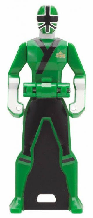 Power Rangers Sentai Legend Mini Key Megaforce Samurai Shinkenger Green