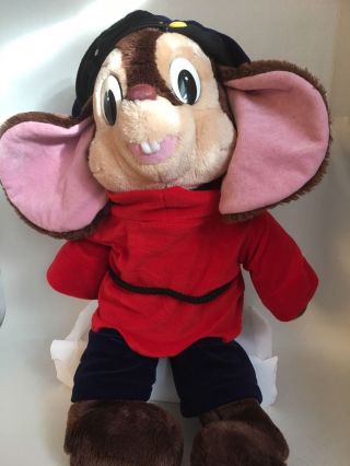 Fievel An American Tail 22 " Plush Mouse Vintage 1986 Caltoy Stuffed Animal Toy