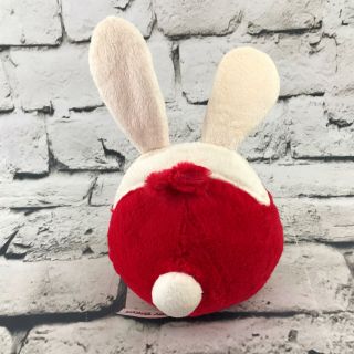 Angry Birds Easter Plush Red Wearing Bunny Ears & Tail Stuffed Animal Soft Toy 3