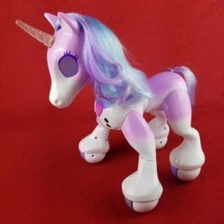 Zoomer Purple Enchanted Unicorn Pony Interactive Horse With Lights And Sounds