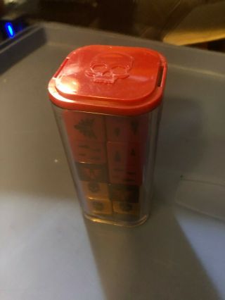 Warhammer 40k Blood Angels Limited Edition Dice (20) In Holder Space Marines Oop