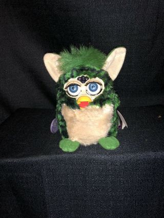 Furby Model 70 - 800 Green,  Black And White