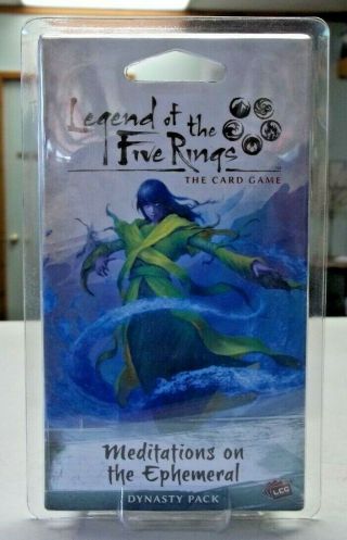 Legend Of The Five Rings Lcg: Meditations On The Ephemeral Dynasty Pack