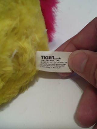 1999 Furby Babies Yellow Blue Pink Fur with Brown eyes Model 70 - 940 TIGER 2